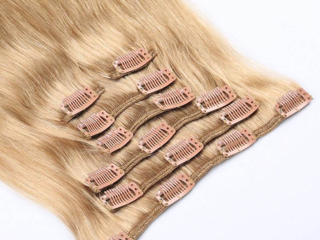 How to Make Seamless Clip in Hair Extensions 5 How to Make Seamless Clip in Hair Extensions 5